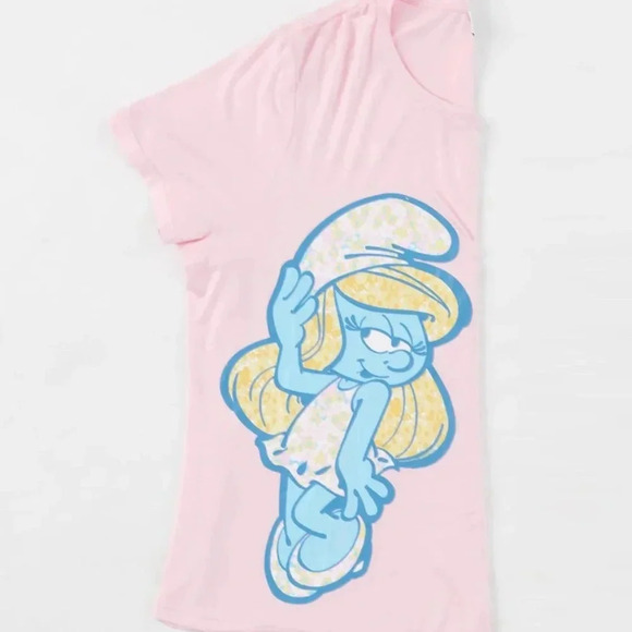 NWT Smurfs X Unique Vintage Shirt - Picture 3 of 3